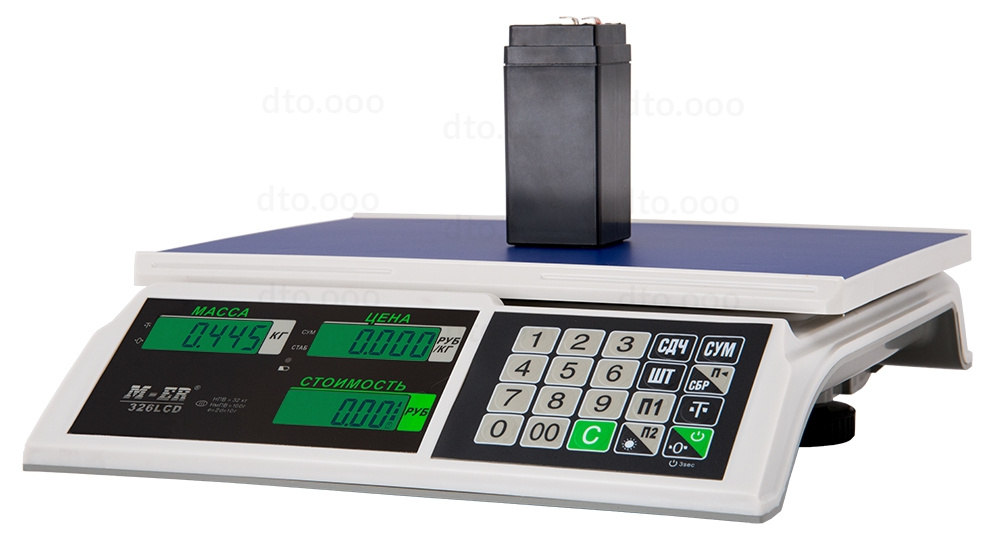 Весы торговые без стойки M-ER 326 AС-15.2 LCD (3040)