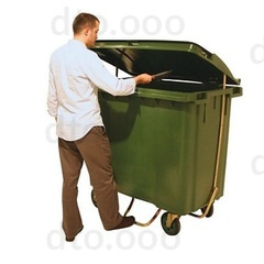 Педаль мусорного контейнера 1100 литров